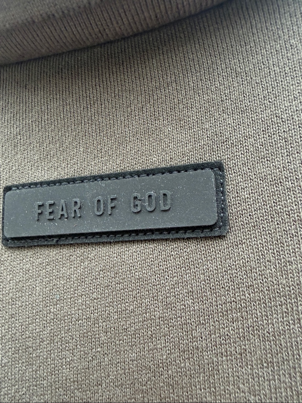 Fear of God Essentials Mens Long Sleeve Polo in Ink Size Small - Picture 6 of 11